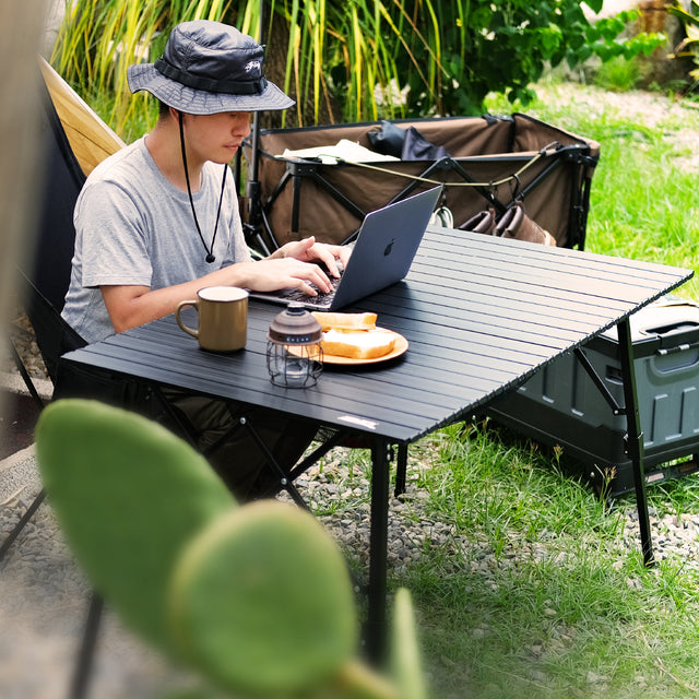 鋁合金伸縮折疊桌