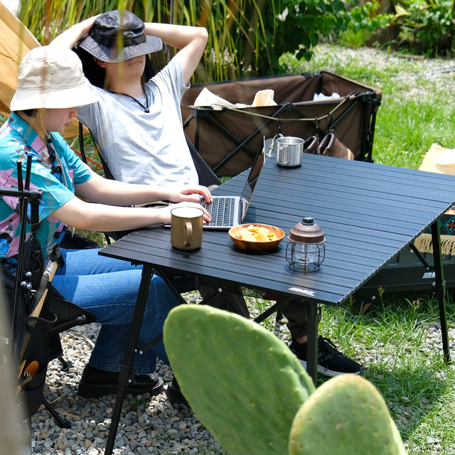 鋁合金伸縮折疊桌